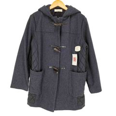 ポールスミス』ダッフルコート キルティング 異素材 切替 44 グレー