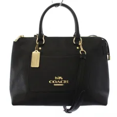 コーチ COACH トートバッグ ハンドバッグ レザー 黒 F31457 /BM