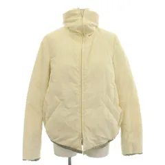 パドカレ pas de calais 中綿ジャケット ブルゾン ジップアップ S相当 白 ホワイト /☆Gのサムネイル