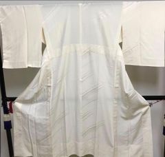 高級洗える長襦袢】きもの英（はなぶさ）謹製 上品な地紋 単衣 和装