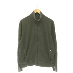 ポロ ラルフローレン POLO RALPH LAUREN ニットジャケット ハイネック ジップアップ M グレー /DO ■OS