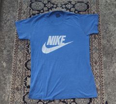 80s ナイキ Tシャツ 紺タグ USA製 ゴツナイキ 筆記体 ヴィンテージ 
