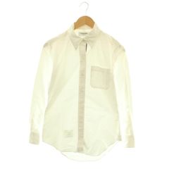 正規品 トムブラウン THOM BROWNE オックスフォードBDシャツ ブルー