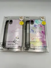 ２個セット iPhoneケース iPhone XR ディズニー IJOY ミッキーカラフル＆ミニーマウス i32BDN06 i32BDN07 フィルム付き サンクレスト Disneyのサムネイル