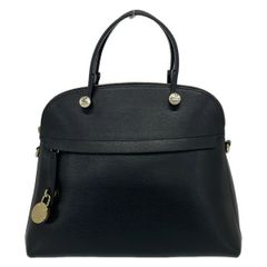 極美品フルラ FURLAパイパー サフィアーノー ブラック Mサイズ - メルカリ