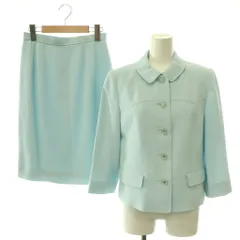 クレージュ courreges ジャケット スカート セットアップ スーツ 9AR 64-91 ライトブルー /ES ■OSのサムネイル