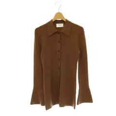 クラネ CLANE COLLAR RIB CARDIGAN カーディガン ニット 長袖 1 ブラウン /DO ■OSのサムネイル