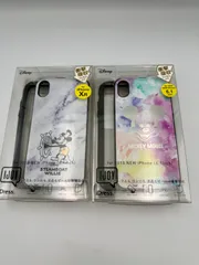 ２個セット iPhoneケース iPhone XR ディズニー IJOY ミッキーカラフル＆ミッキーマウス i32BDN05 i32BDN07 フィルム付き サンクレスト Disneyのサムネイル