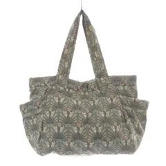 レスポートサック LesportSAC 花柄 トートバッグ ハンドバッグ グレー