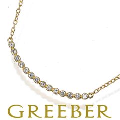 アーカー ダイヤモンド フィルージュオーブ ネックレス K18YG 0.10ct 