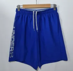 SM) アンダーアーマー ブルー 機能性 ハーフパンツ