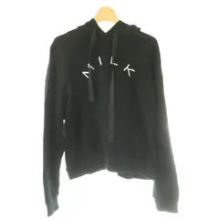 ミルク MILK 25SS ラウンドロゴフーディ 黒 ブラック /SS ■OS ■SHのサムネイル