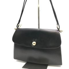 GUCCI ショルダーバッグGG柄 ゴールド金具 ロゴ金具 ネイビー 肩掛け