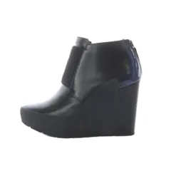 ユナイテッドヌード UNITED NUDE ブーティー 37 23.5cm Blue Steel 黒 ブラック ウェッジソール ポインテッドトゥ グラデーション /RI ■OSのサムネイル