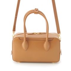 新品未使用 ルーニィ♥人気 スクエアボストンバッグ キャメル - メルカリ