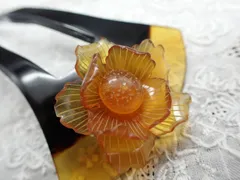 本べっ甲　花かんざし　ヴィンテージ　玳瑁　古玩