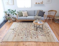 手織りペルシャ絨毯 ギャッベ 新品 366×292cm 10㎡ リズバフト - メルカリ