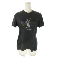 Yves Saint Laurent ブラック タンクトップ S - メルカリ