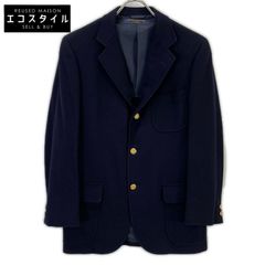 Brooks Brothers ブルックスブラザーズ紺ブレザー 金ボタン YA4 - メルカリ