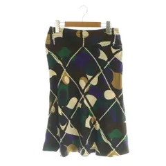 セリーヌ CELINE シルクスカート タイト ロング 38 マルチカラー /MY ■OS ■GY69のサムネイル