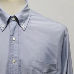 ブルックスブラザーズ シャツ メンズ USA製 ボタンダウンシャツ 16 1/2-35 XL SAXブルー 赤タグ Makers ビックサイズ オーバーサイズ ヴィンテージ  オックスフォード 美品 アメリカ古着
