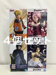 未開封 NARUTO ナルト疾風伝 BORUTO フィギュア ボルト サスケ サクラ 4種セット LF5985 f101