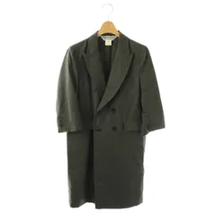 コムデギャルソンコムデギャルソン COMME des GARCONS COMME des GARCONS コムコム ダブルブレストコート スプリングコート 七分袖 M チャコールグレー /ES ■GY35のサムネイル