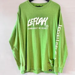 LEFLAH レフラー WANIMA ワニマ ロンT Tee 長袖 カットソー L/S グリーン 緑 メンズ XLサイズ