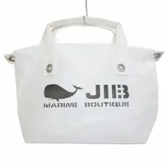 ジブ JIB ファスナートートバッグ S セイルクロス ウォッシャブル 鞄 プリント 白 ホワイト FTS ユニセックス /Xのサムネイル