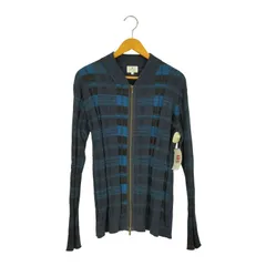 ランバンオンブルー LANVIN en Bleu ダブルジップ 総柄 ウール ジップ ニット メンズ EUR：50 のサムネイル