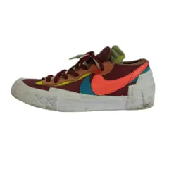 ナイキ NIKE × カウズ KAWS × サカイ sacai ブレーザー ロー チームレッド Blazer Low Team Red スニーカー レザー ローカット US8.5 26.5㎝ 赤 レッド DM7901-600 /XZ ■GY18