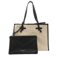 使用少✨GIANNI CHIARINI マルッチェラS トートバッグ ポーチ付き 