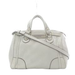 2way アレキサンダーワン ショルダーバッグ 白 レザー こなれ感 斜 