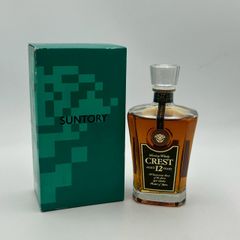 T1547☆古酒 未開栓 サントリー クレスト 12年 デキャンタ ウィスキー