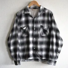 【美品】BUTCHER PRODUCTS【オープンカラー レーヨン オンブレチェック シャツ】15 ブッチャープロダクツ アットラスト 26050445のサムネイル