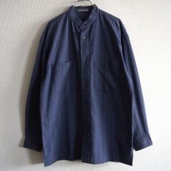 80s issey miyake MEN 筆タグ スタンドカラーストライプシャツ - メルカリ