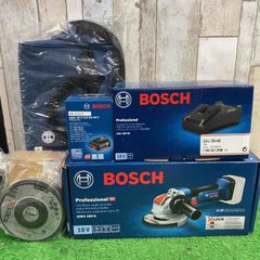 BOSCH GWX 18V-8 コードレスグラインダー 本体 充電器 バッテリー 