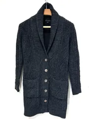 【楠本質店/元住吉】ベアフットドリームズ　BAREFOOT DREAMS　BDWCC1226　COZYCHIC  CARDIGAN　コージーシック アラン ロングカーディガン　サイズ：XS　グレー/ブルー系のサムネイル