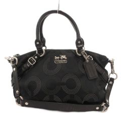 ✨極美品 COACH ハンドバッグ シグネチャー 15935 サテン y2k 黒 