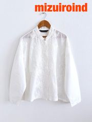 mizuiro ind 刺繍入り長袖シャツ Mサイズ - メルカリ