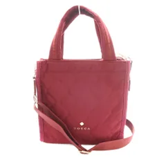 トッカ TOCCA チェッカー クローバー キルト ミニ バッグ CHECKER CLOVER QUILTMINIBAG 2WAY ハンド ショルダー ボルドー /SS ■OSのサムネイル