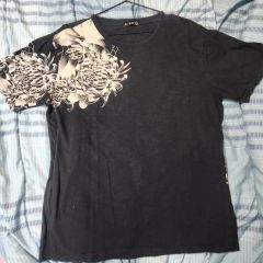 VAROSHペイズリー柄 Vネック Tシャツ y2k グランジ お兄系 V系 - メルカリ