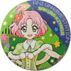 [중고] 배지 핀즈(캐릭터) 키타오지 사쿠라 [아이카츠!×애니 ON STATION ALL aikatsu stars! LIVE STATION 2 DJ LIVE JAPAN TOUR 머그 배지 2]