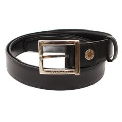 BVLGARI ベルト ブラック レザー イタリア製 - メルカリ