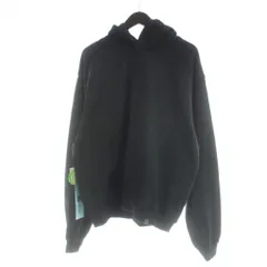 マジックスティック MAGIC STICK 25FW-MS9-025 2TONE COMFORT HOODIE パーカー トレーナー 長袖 裏毛 フード スプレープリント L 黒 ブラック ■GY72 /MQのサムネイル