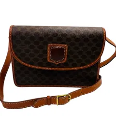 CELINE セリーヌ マカダム柄 ショルダーバッグ　メッセンジャーバッグ