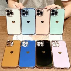 iPhone17 케이스 iPhone16 케이스 미사용 하트 무늬 iPhone16e 케이스 iPhone15 아이폰 16 plus 소프트 케이스 아이폰 17 스마트폰 케이스 내충격 오샤#uznsy