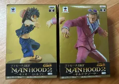 正規品 ONE PIECE フィルム GOLD DXF MANHOOD2 ルフィXテゾーロ 対決 SET