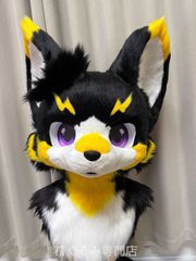 *ケモノ 着ぐるみ ファースーツ ヘッドのみ ケモノ着ぐるみ ファースーツ コスプレ - メルカリ