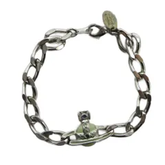 ヴィヴィアンウエストウッド Vivienne Westwood ブレスレット アクセサリー バングル オーブ ロゴプレート シルバー色 ■GY18 /MQ